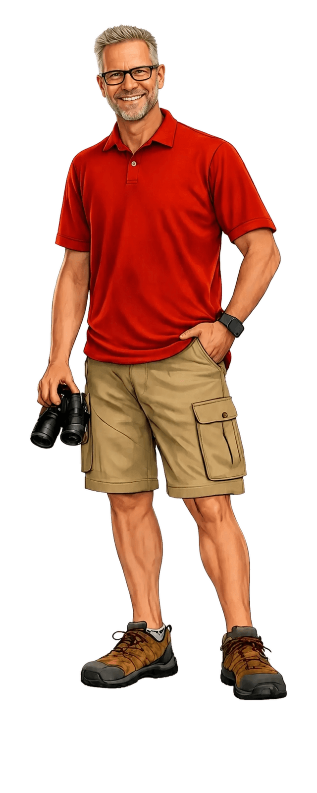 Mr. Bill presenting home watch services